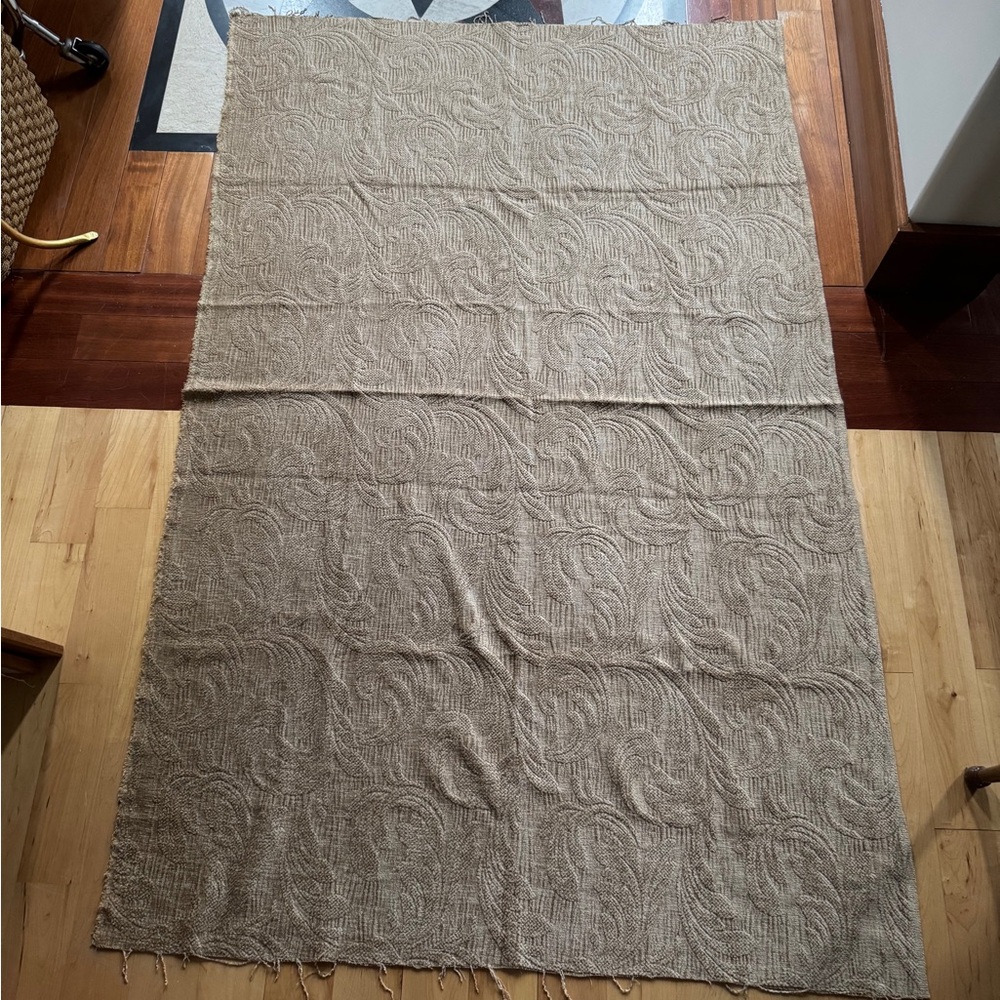 Upholstery fabric remnant...chenille jacquard